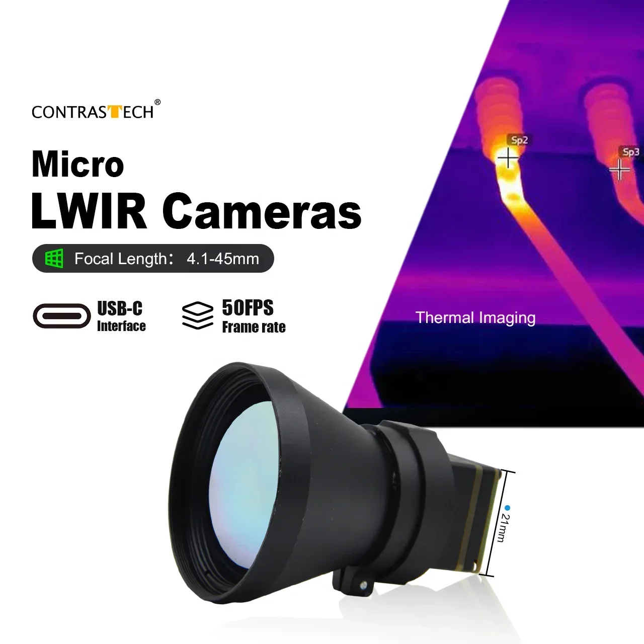 Thermal Imaging Camera Module Flir - Módulo de Cámara Térmica Infrarroja LWIR