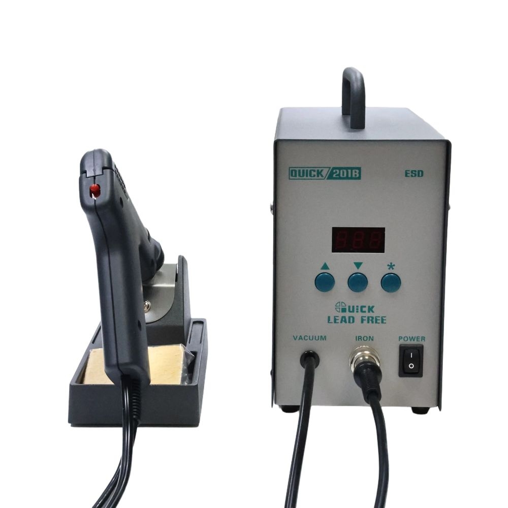 Pistola desoldadora Quick 201B - Desoldering Gun Vacuum Electric reseña y precio