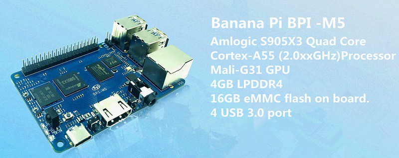 Banana PI BPI M5, Computadora  - Banana Pi Bpi-M5 reseña y precio